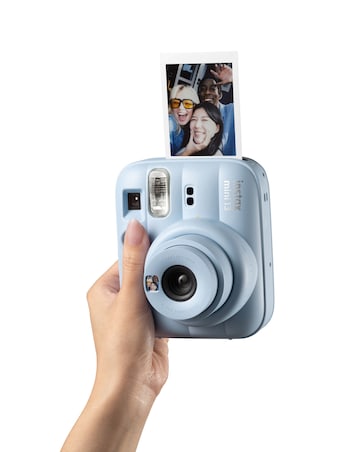 Fujifilm Instax Mini 13 Camera inc Skinny Dip Case & 20 Shot Film - Frost Blue