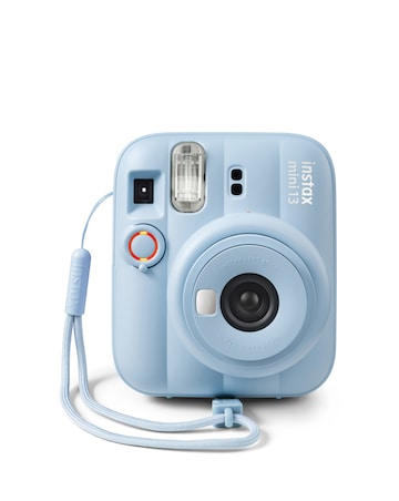Fujifilm Instax Mini 13 Camera inc Skinny Dip Case & 20 Shot Film - Frost Blue