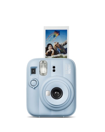 Fujifilm Instax Mini 13 Camera inc Skinny Dip Case & 20 Shot Film - Frost Blue