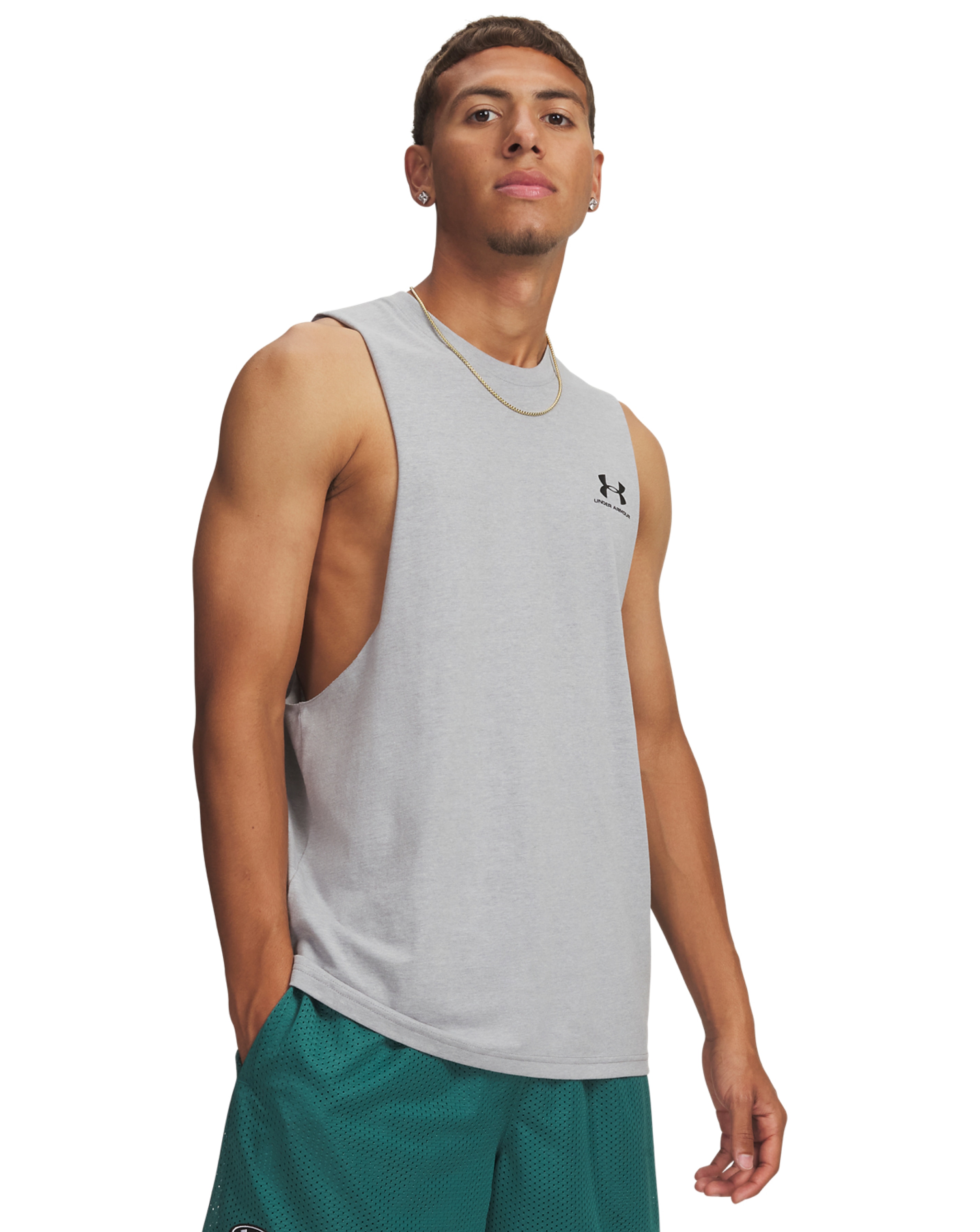 Under Armour Left Chest Cut Off Tank