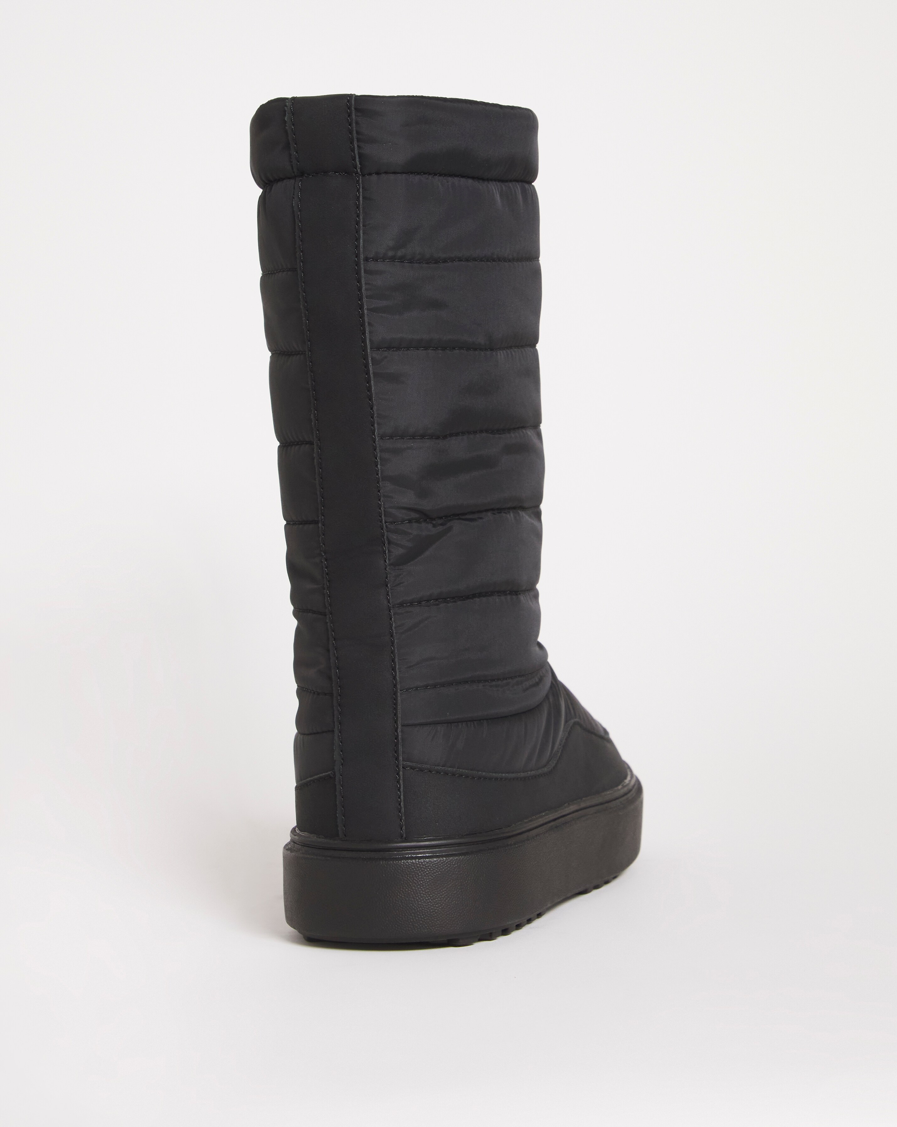 quilted snow boots