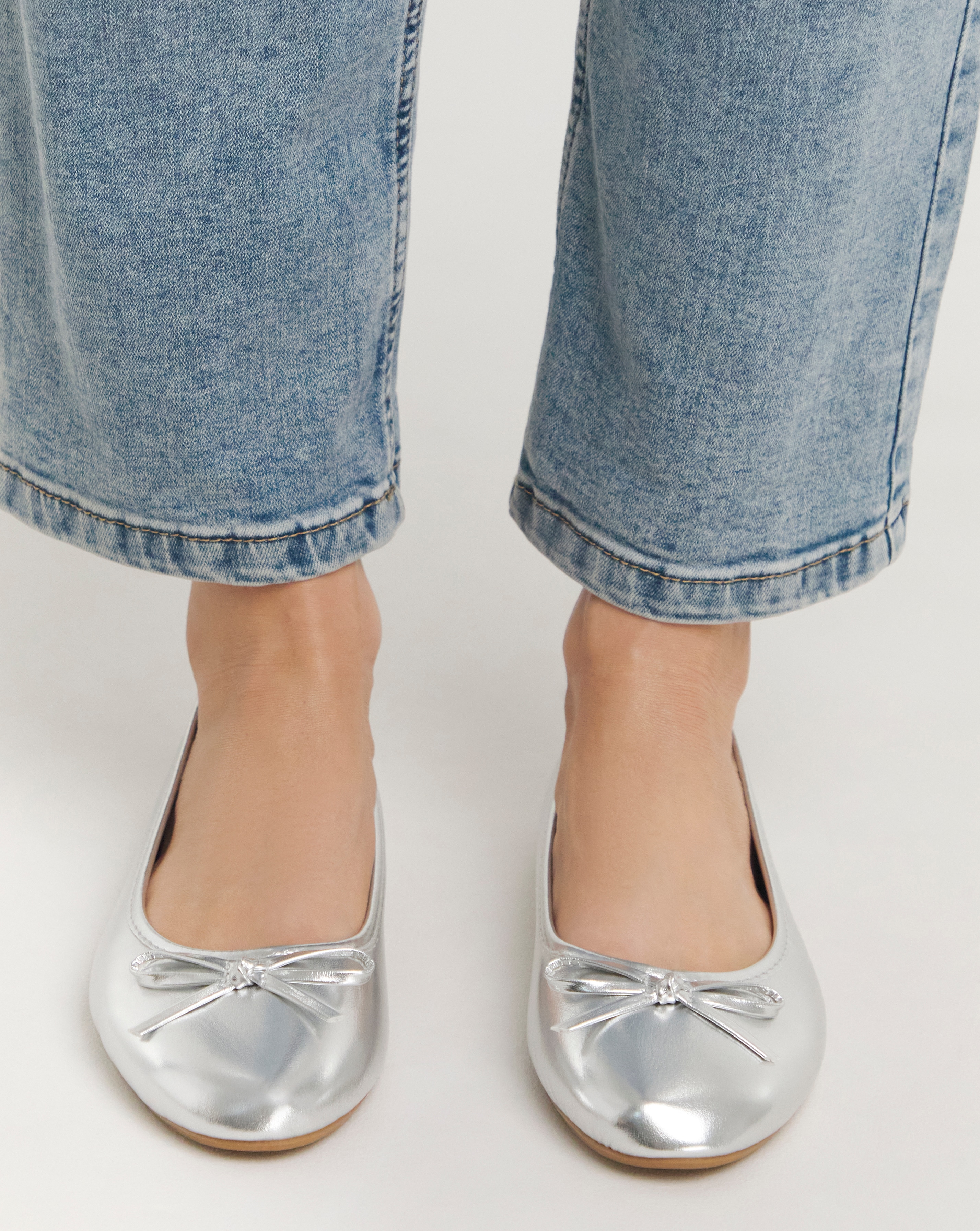 Classic Flat Ballerina Shoes Ex Wide Fit