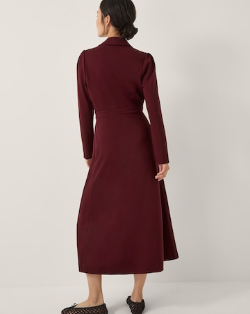 Monsoon Polly Ponte Midi Shirt Dress