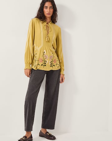 Monsoon Heidi Floral Tassel Blouse