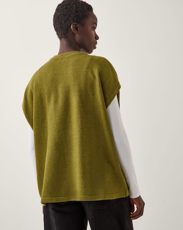 Monsoon Double Breasted Knit Poncho Vest