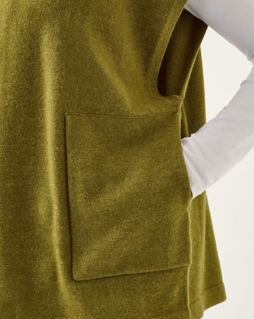 Monsoon Double Breasted Knit Poncho Vest