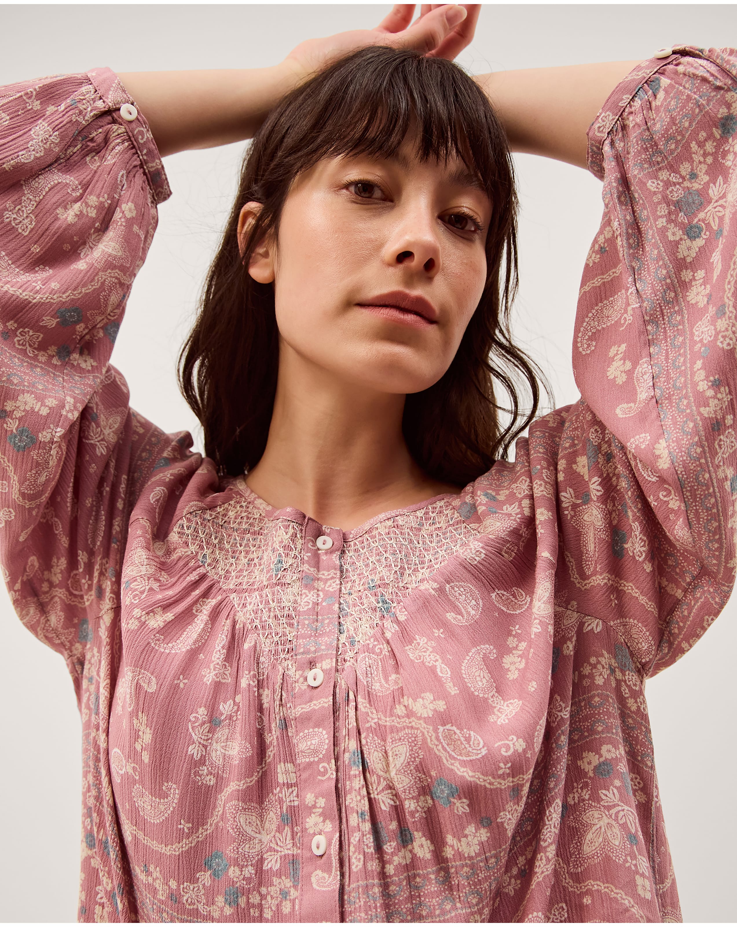 Monsoon Mandy Paisley Print Blouse