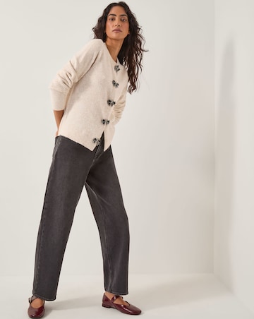 Monsoon Bee Embellished Bow Cardigan