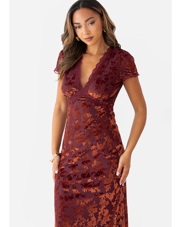 Maya Deluxe Floral Print Dress