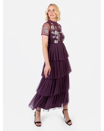 Maya Deluxe Embroidered Dress