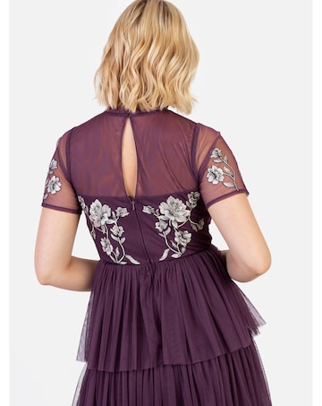 Maya Deluxe Embroidered Dress