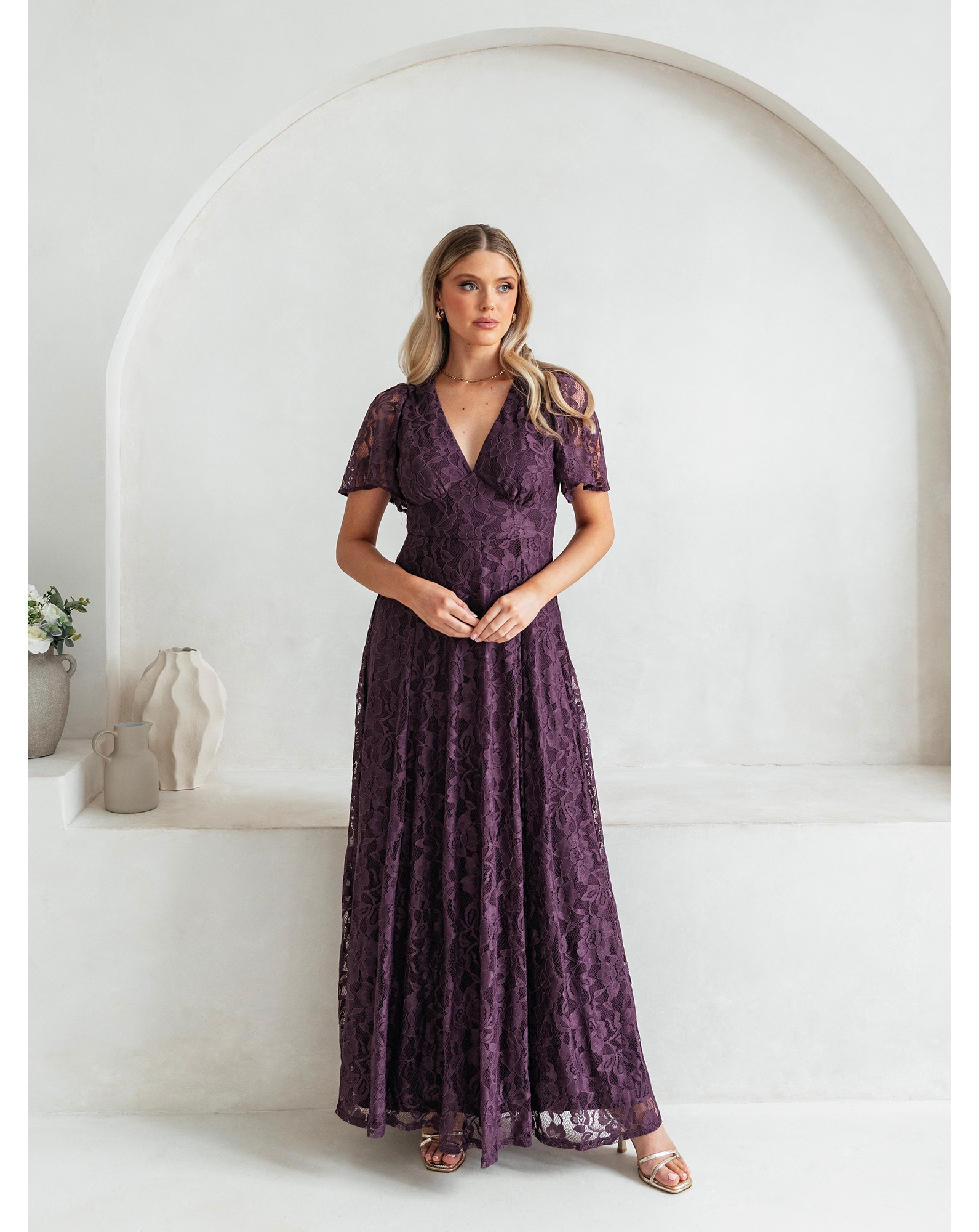 Maya Deluxe Laced Dress