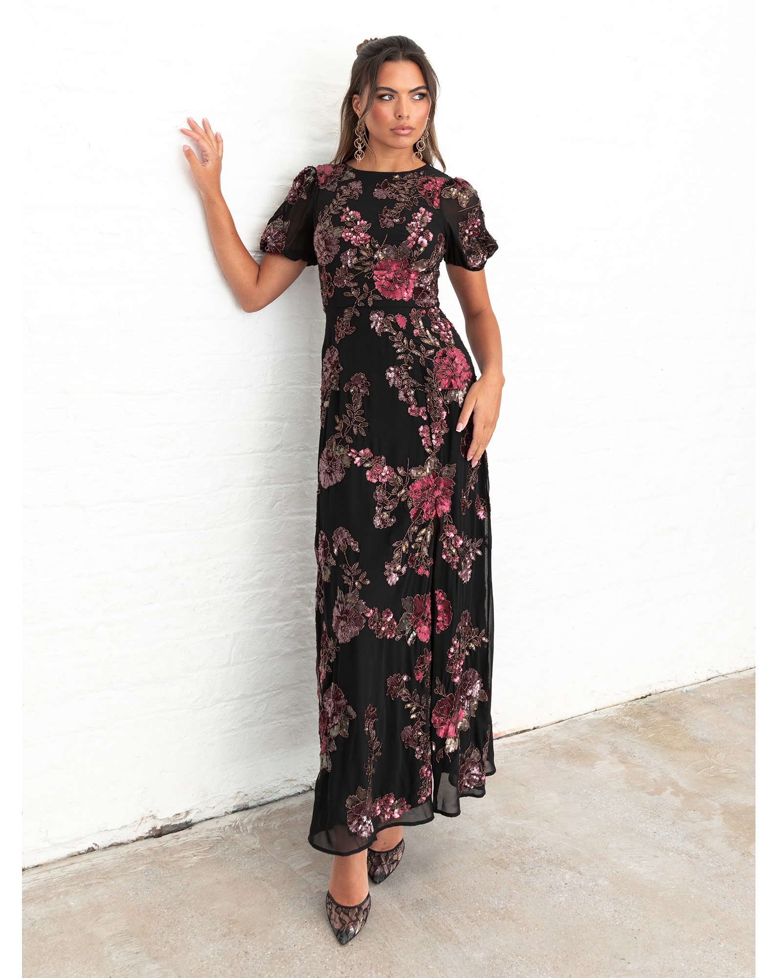 Maya Deluxe Embellished Dress