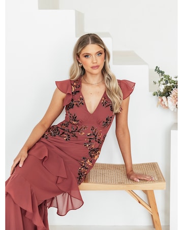 Maya Deluxe Embellished Dress