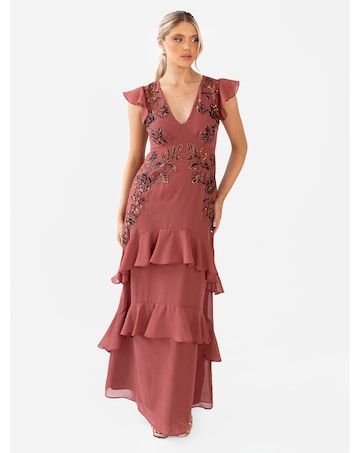 Maya Deluxe Embellished Dress