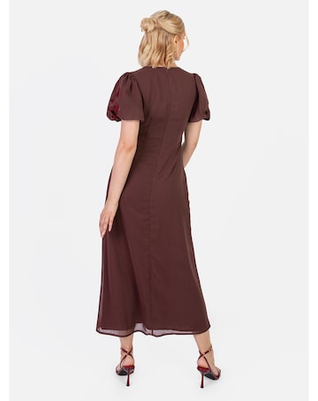 Maya Deluxe Embroidered Dress