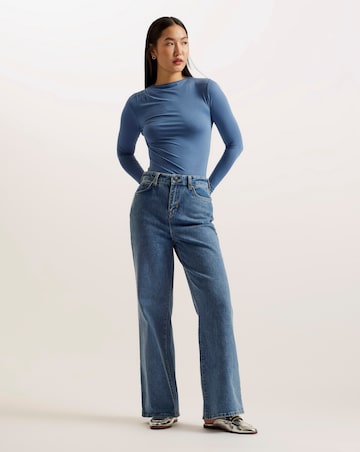 Ted Baker Nass Wide Leg Denim Jeans