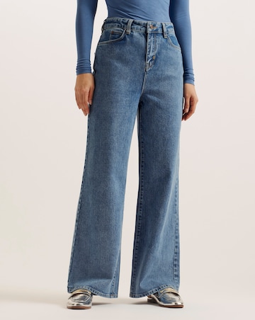 Ted Baker Nass Wide Leg Denim Jeans