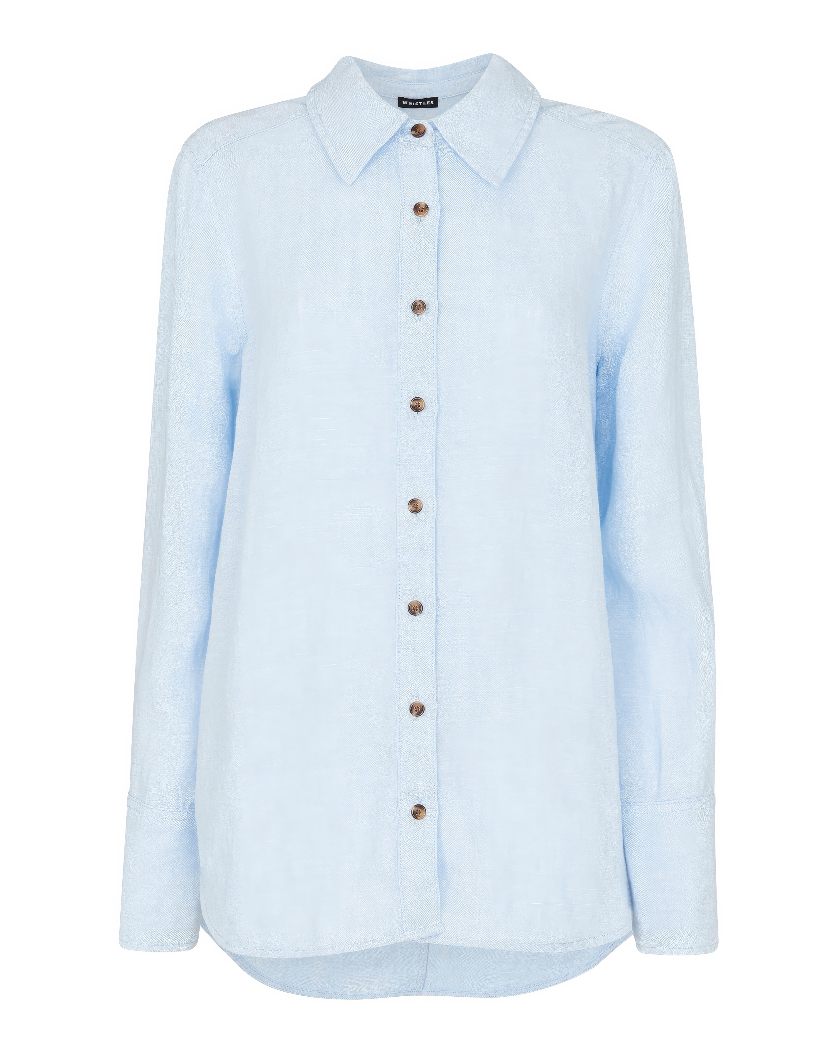 Whistles Linen Relaxed Fit Shirt