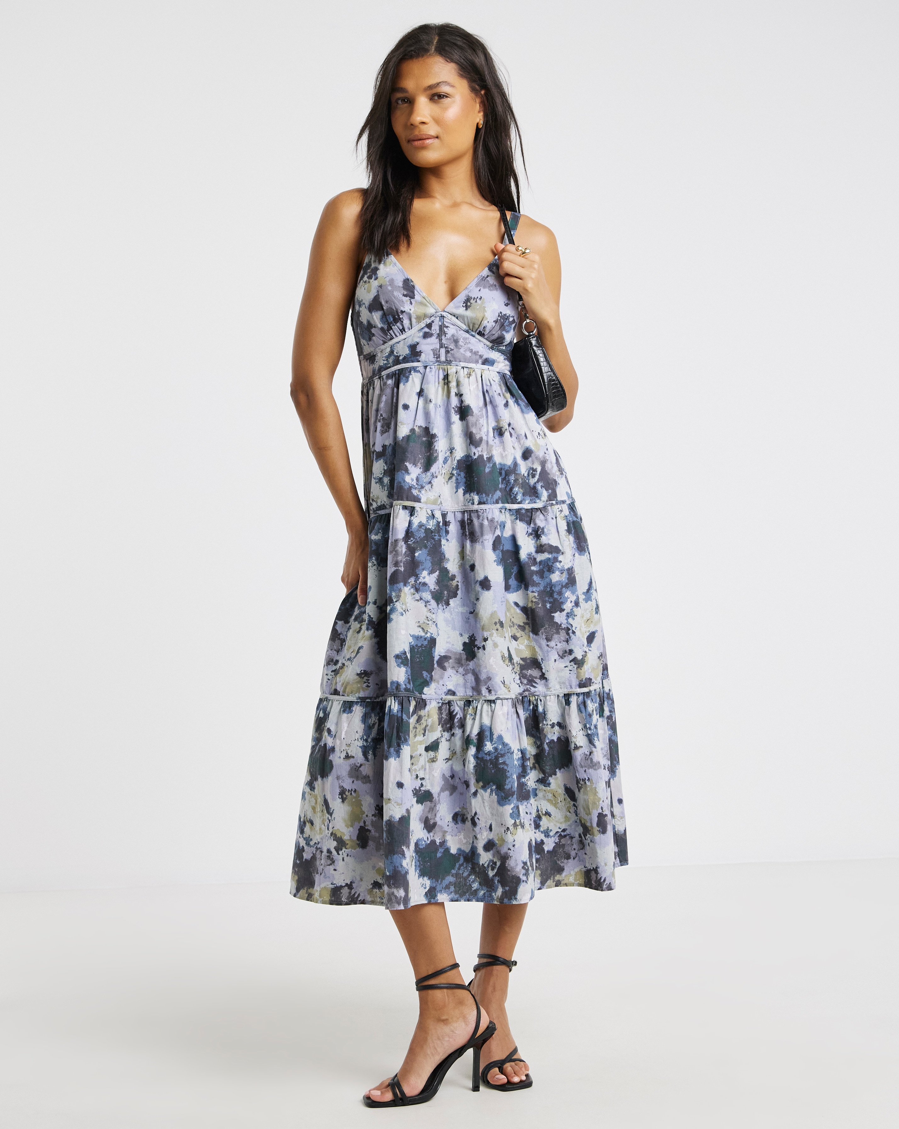 Religion Tiered Midi Dress