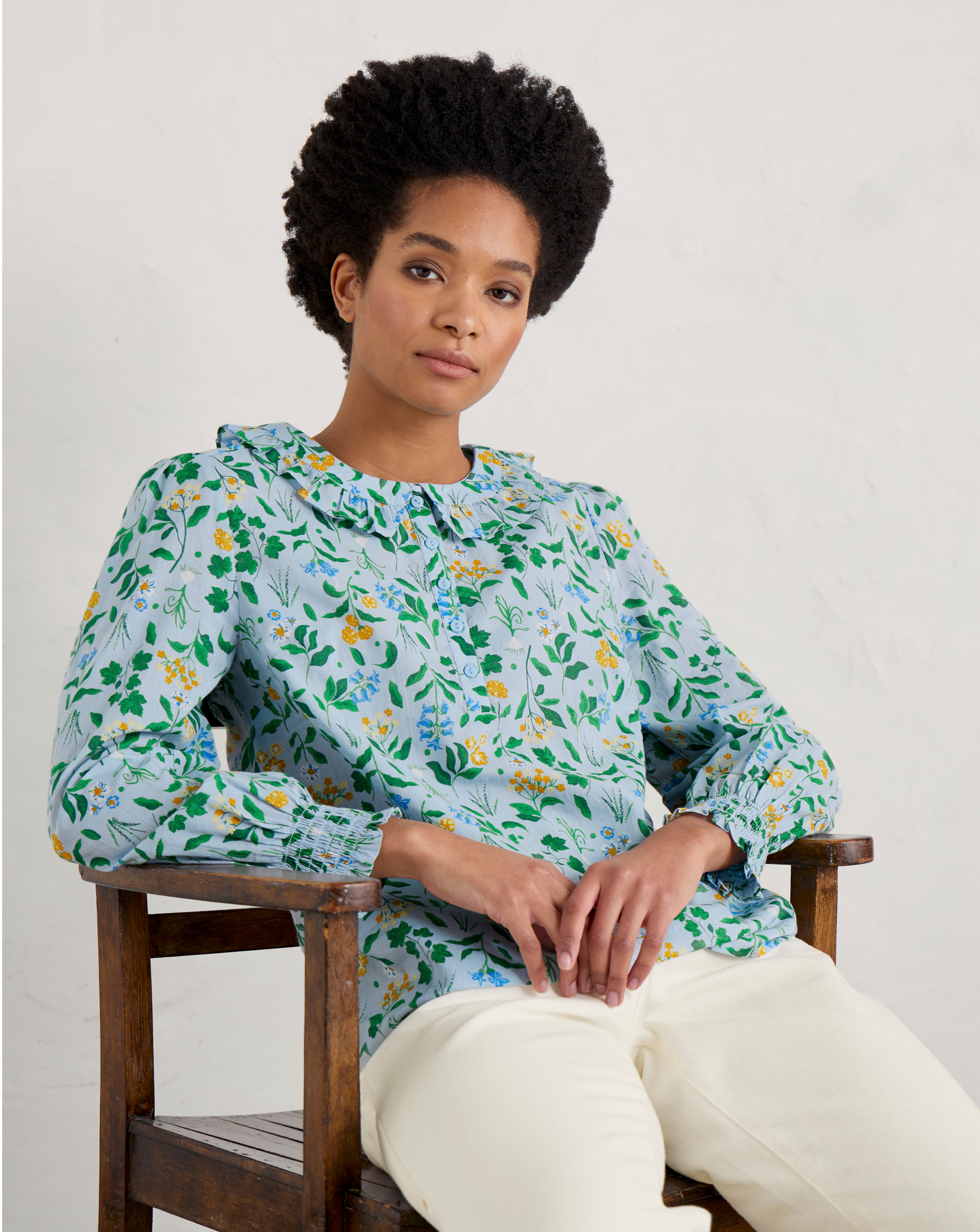 Seasalt Last Leaf Floral Top