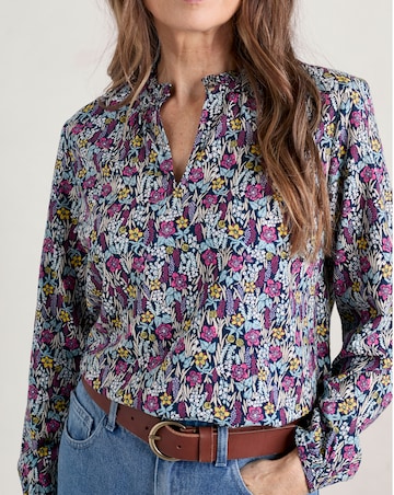 Seasalt Cornwall Sea Flow Floral Top
