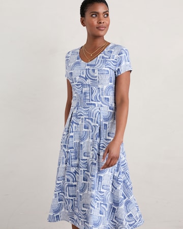 Seasalt Sleeveless Pier View Patchwork Dress