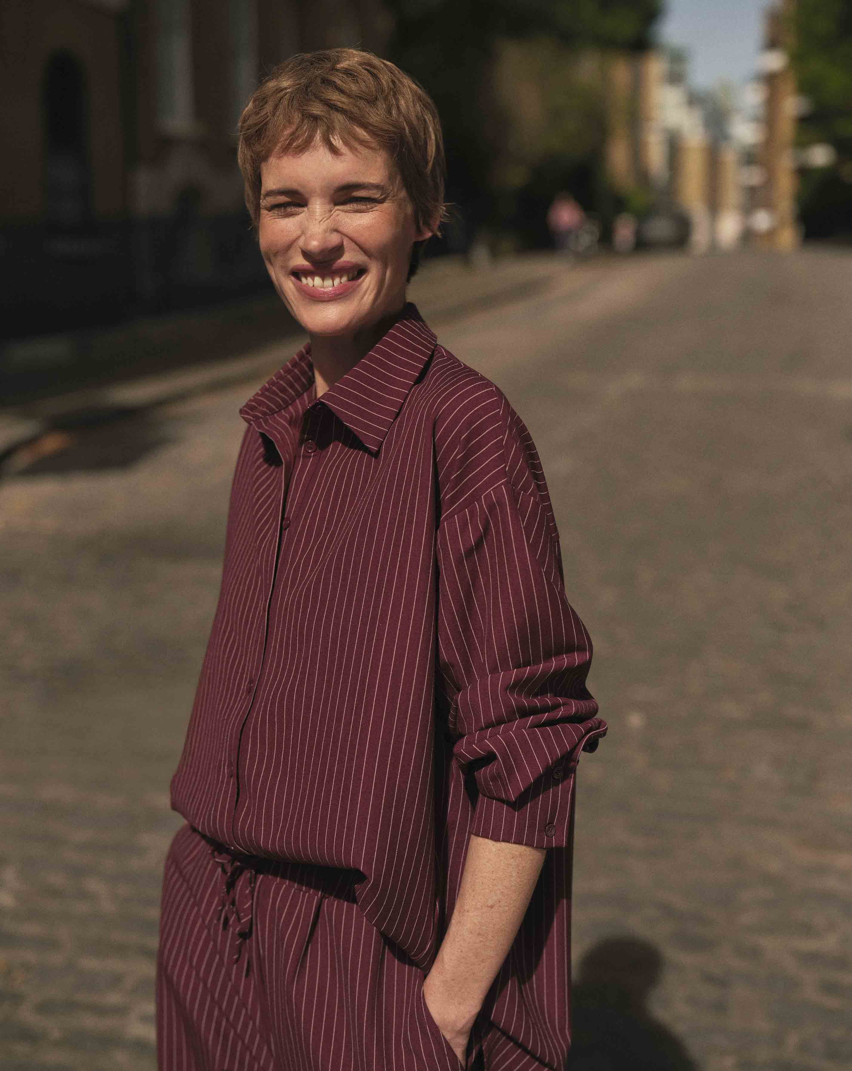 Stripe Oversized Shirt