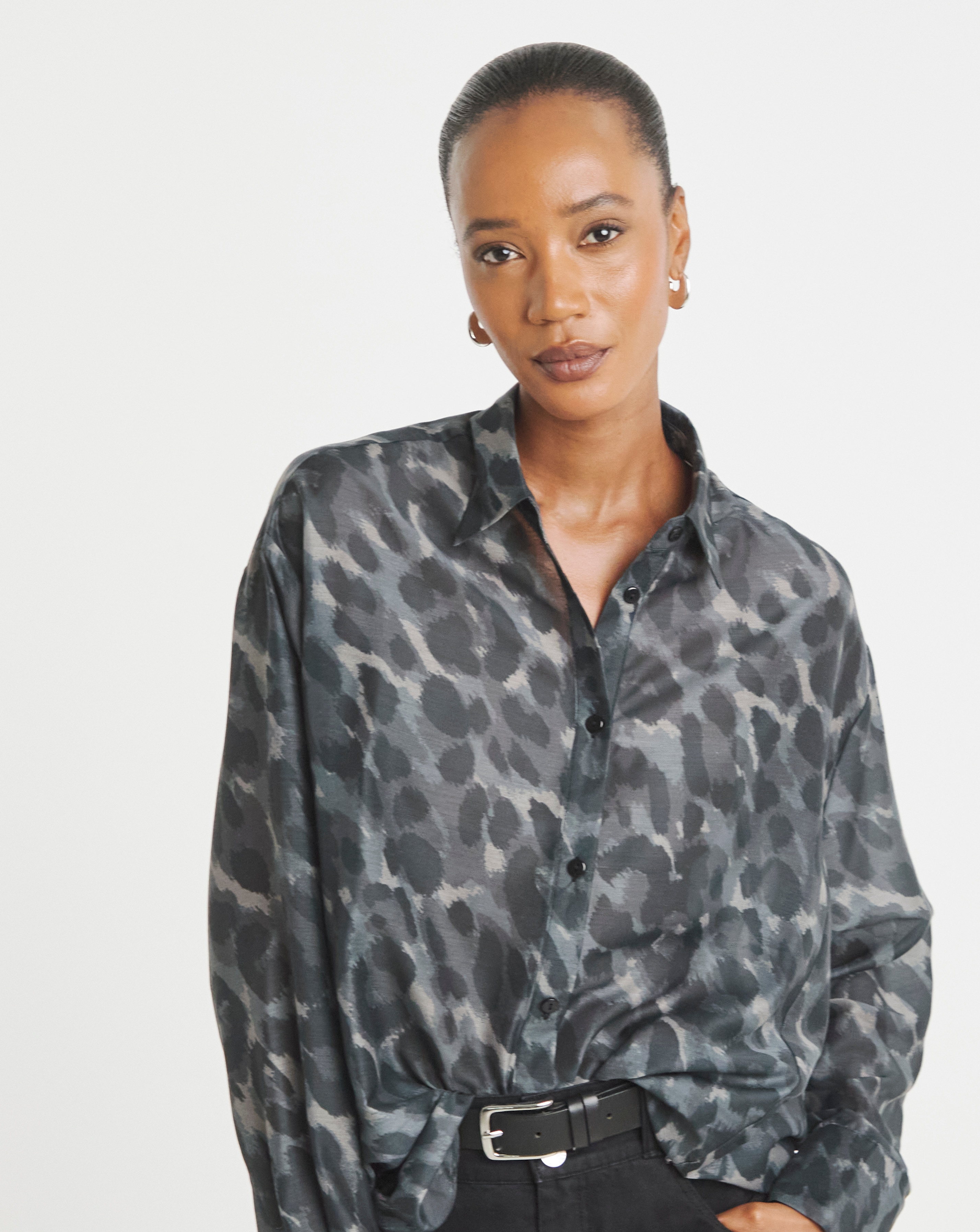 Oversized Voile Shirt