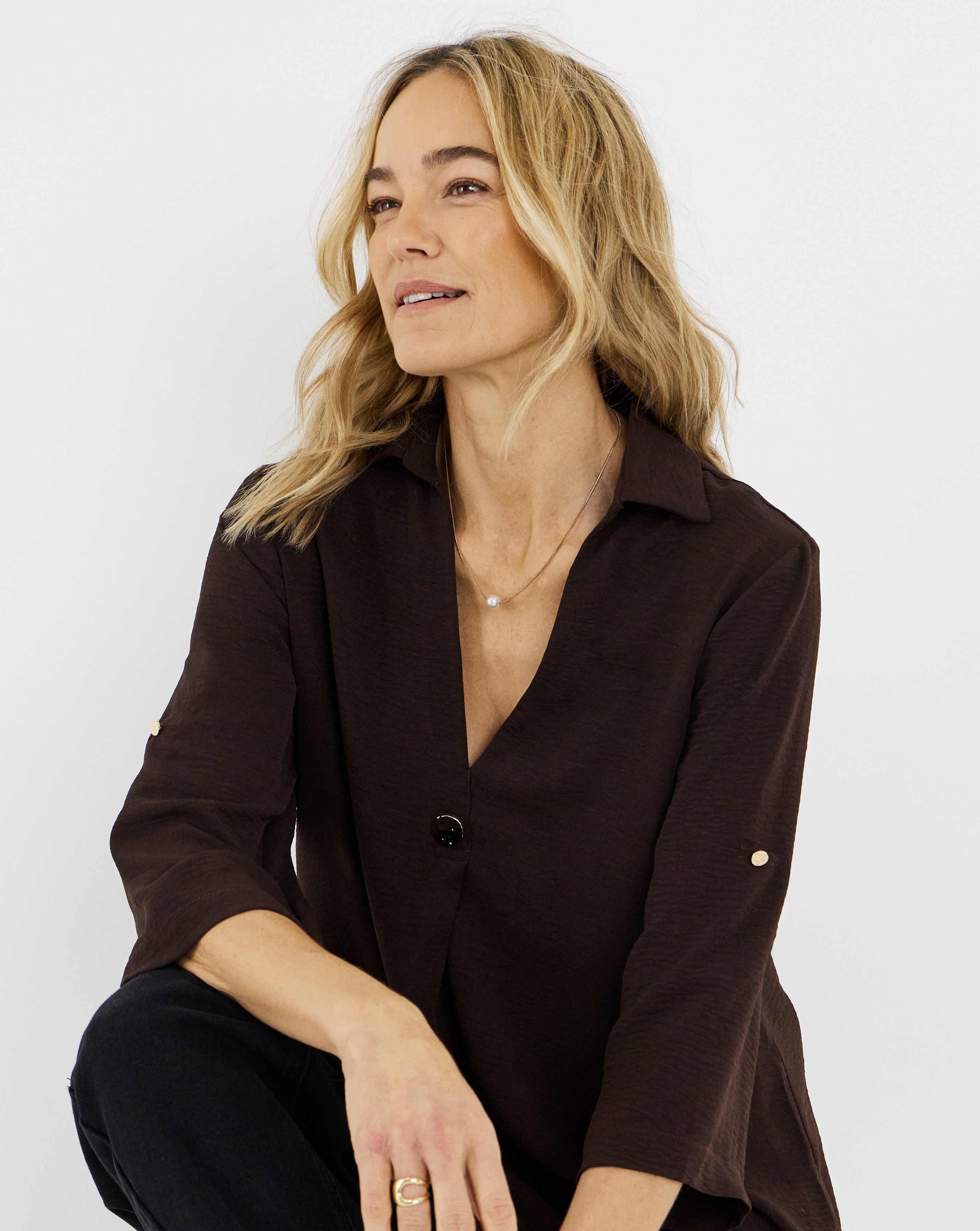 New In - Collar Popover Top