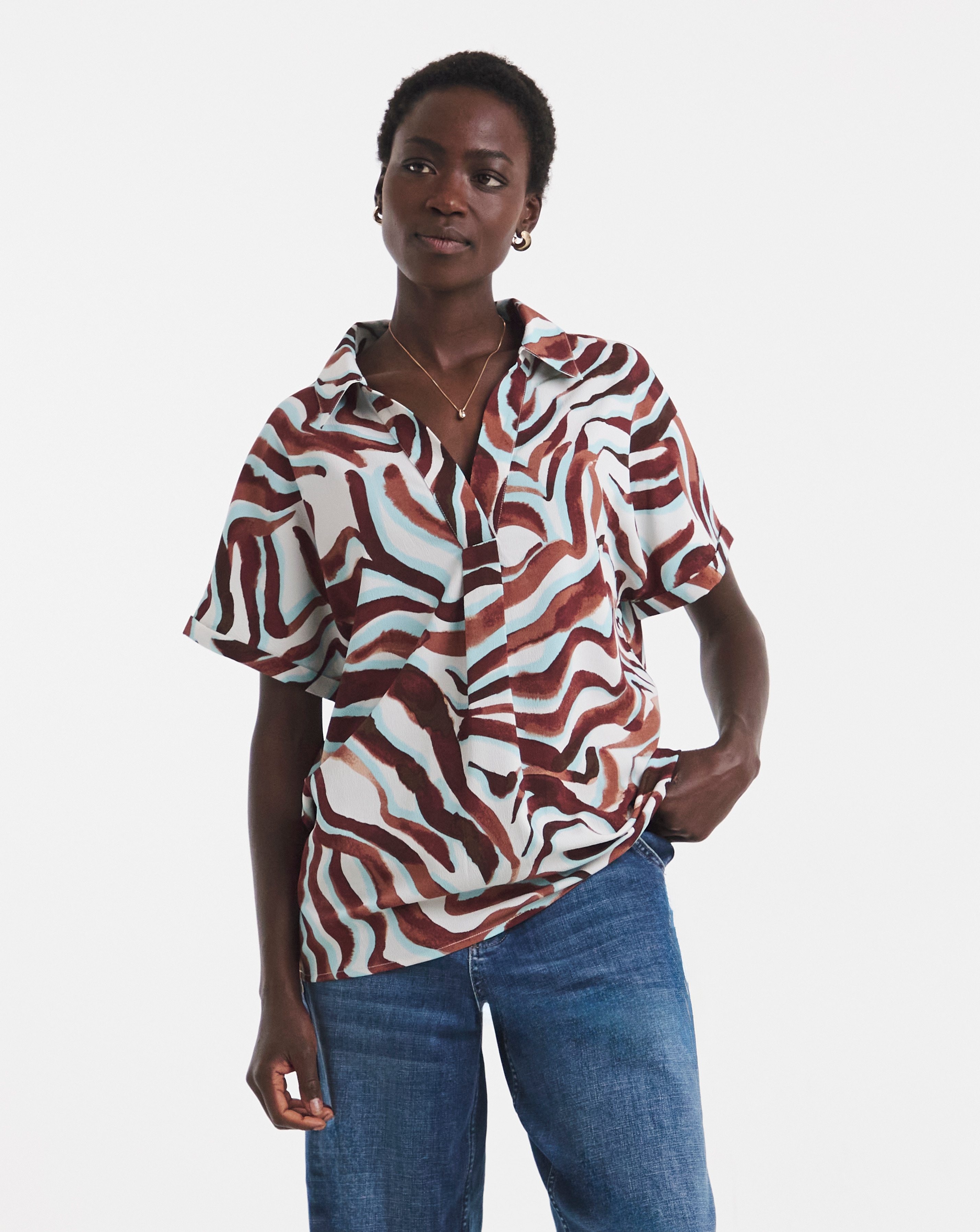 New In - Collar Detail Tunic