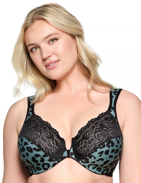 Glamorise Plus Size WonderWire Front-Fastening Bra 1245