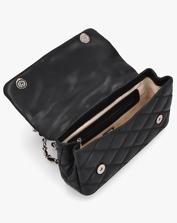 Guess Tamsin Quilted Black Cross-Body Bag