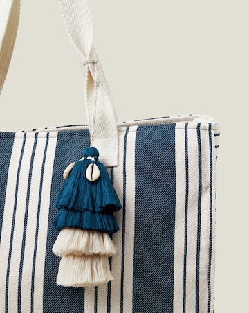 Accessorize Large Stripe Beach Bag
