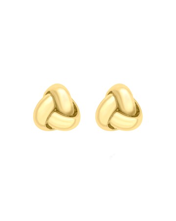 9ct Yellow Gold Knot Stud Earrings