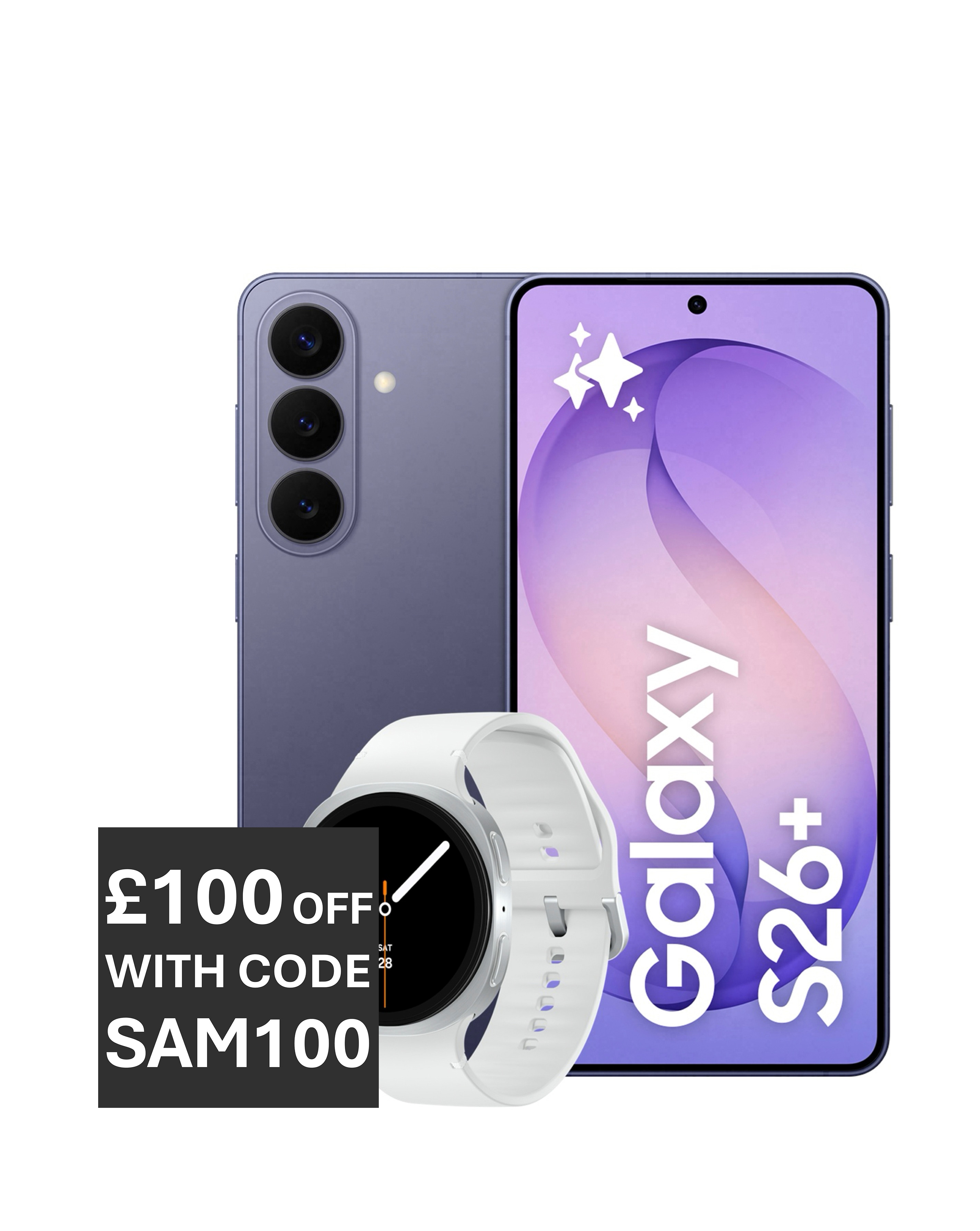 Samsung S26+ 512GB Violet & Watch8