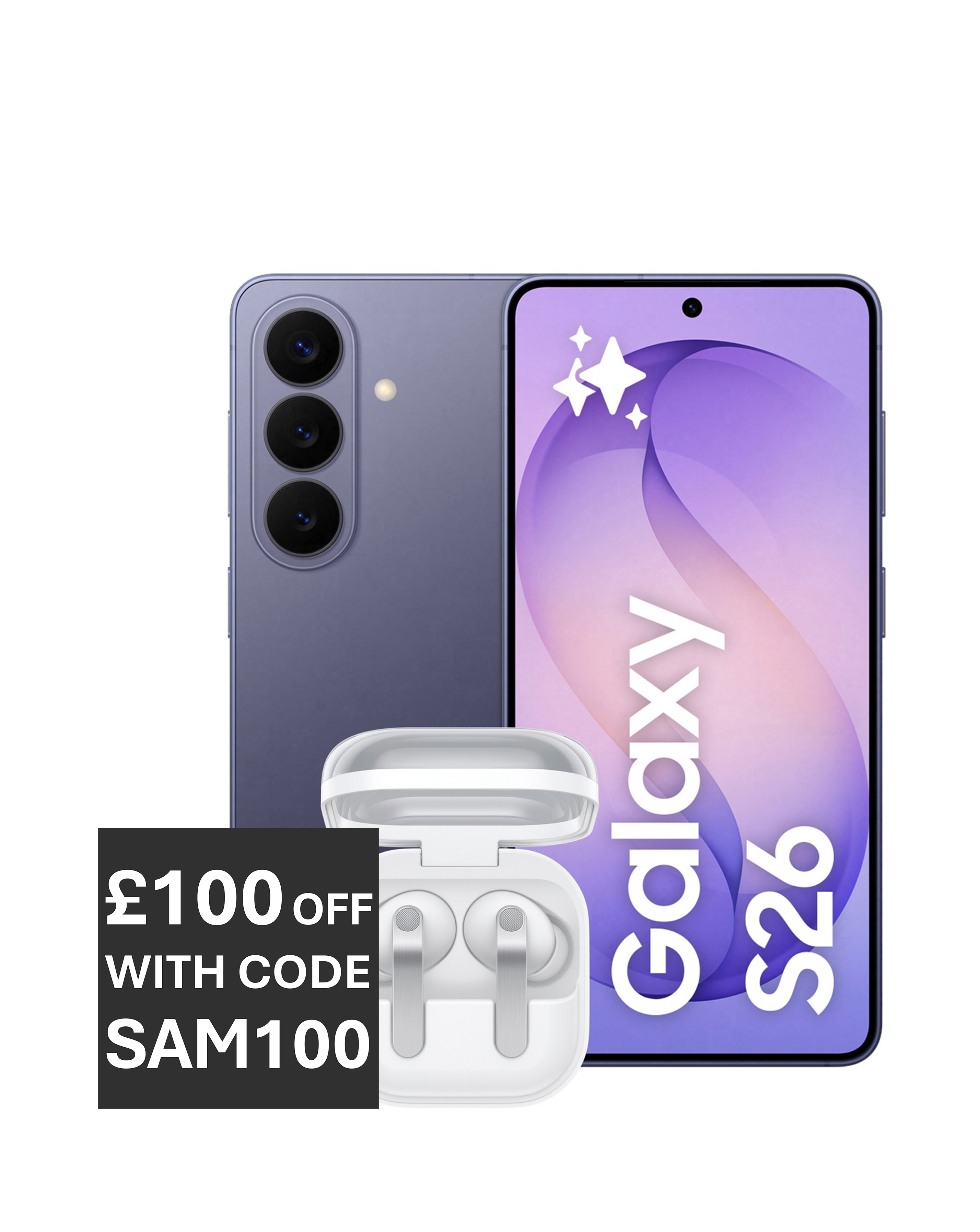 Samsung S26 512GB Cobalt Violet & Buds4