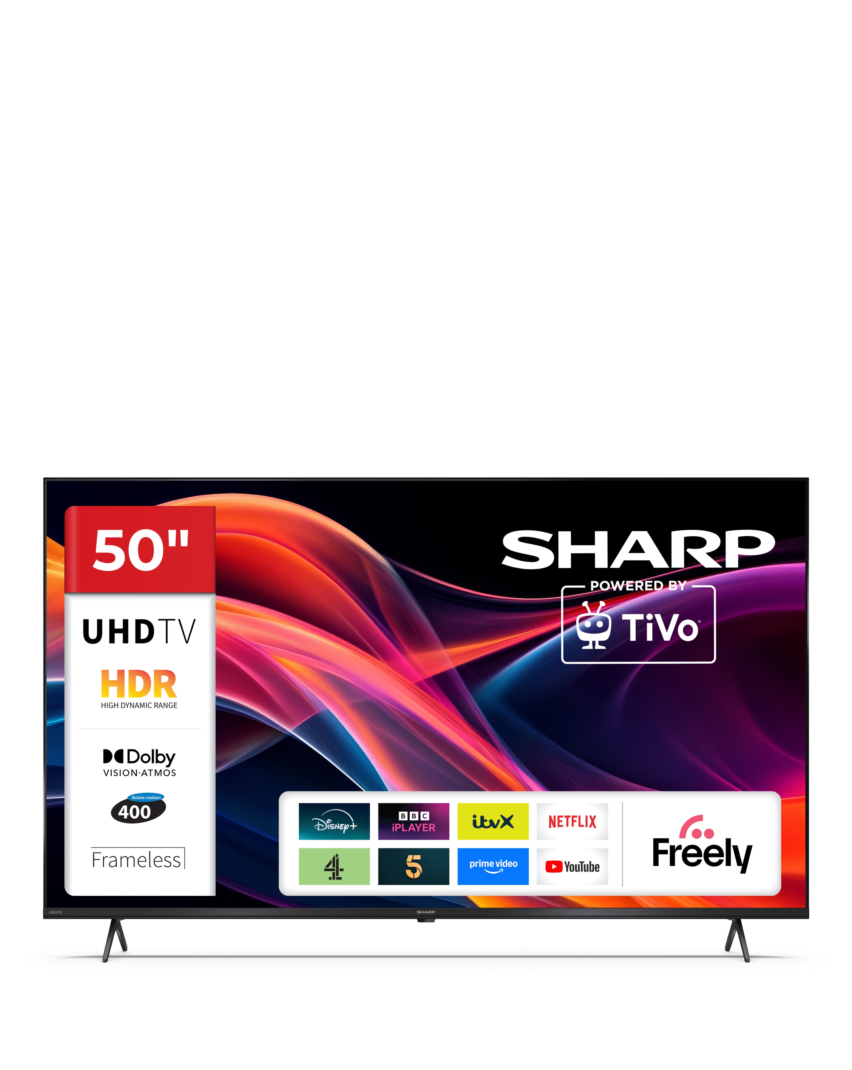 New In - Sharp 4T-C50HK4245KB 50in UHD LED TV