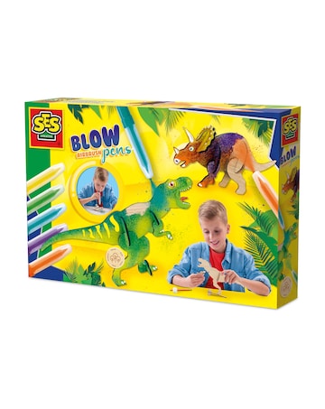 SES Blow Airbrush Pens Dinosaurs