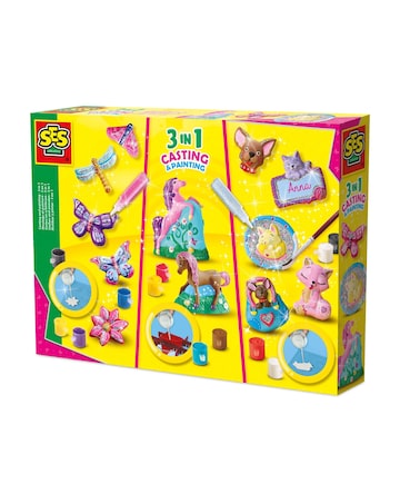 SES 3 In 1 Casting & Painting Set