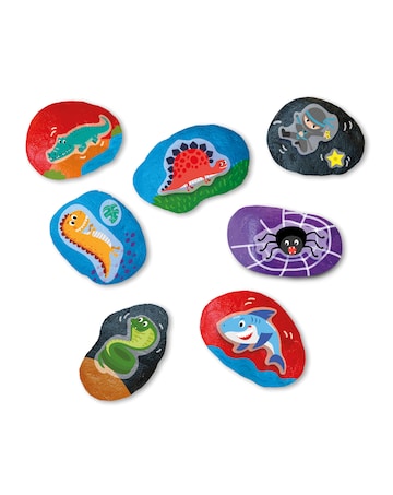 SES Rub On Rock Painting Craft Kit