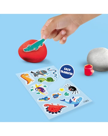 SES Rub On Rock Painting Craft Kit