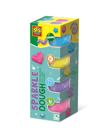 SES Feel Good Dough Sparkle 4x90g