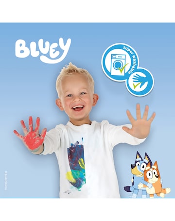 SES Bluey Fingerprint Paint Art Set