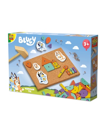 SES Bluey Hammer Tic Wooden Set