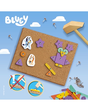 SES Bluey Hammer Tic Wooden Set
