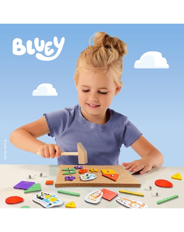 SES Bluey Hammer Tic Wooden Set