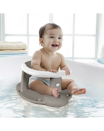 Dolu Stone Grey Baby Bath Seat