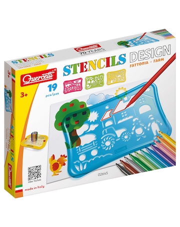 Quercetti Farm Stencils 19 Pcs
