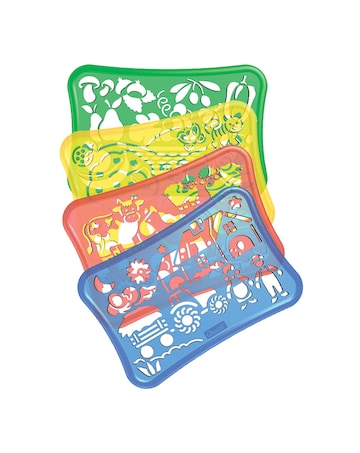 Quercetti Farm Stencils 19 Pcs